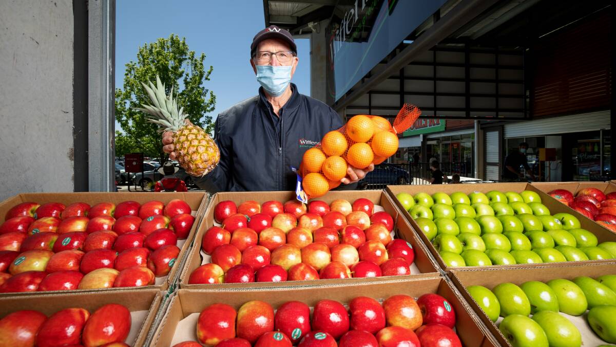 Jack Irvine, co-owner of Fyshwick Markets and Wiffens, said Canberra's strong real estate activity made it a good time to sell the markets. Picture: Sitthixay Ditthavong