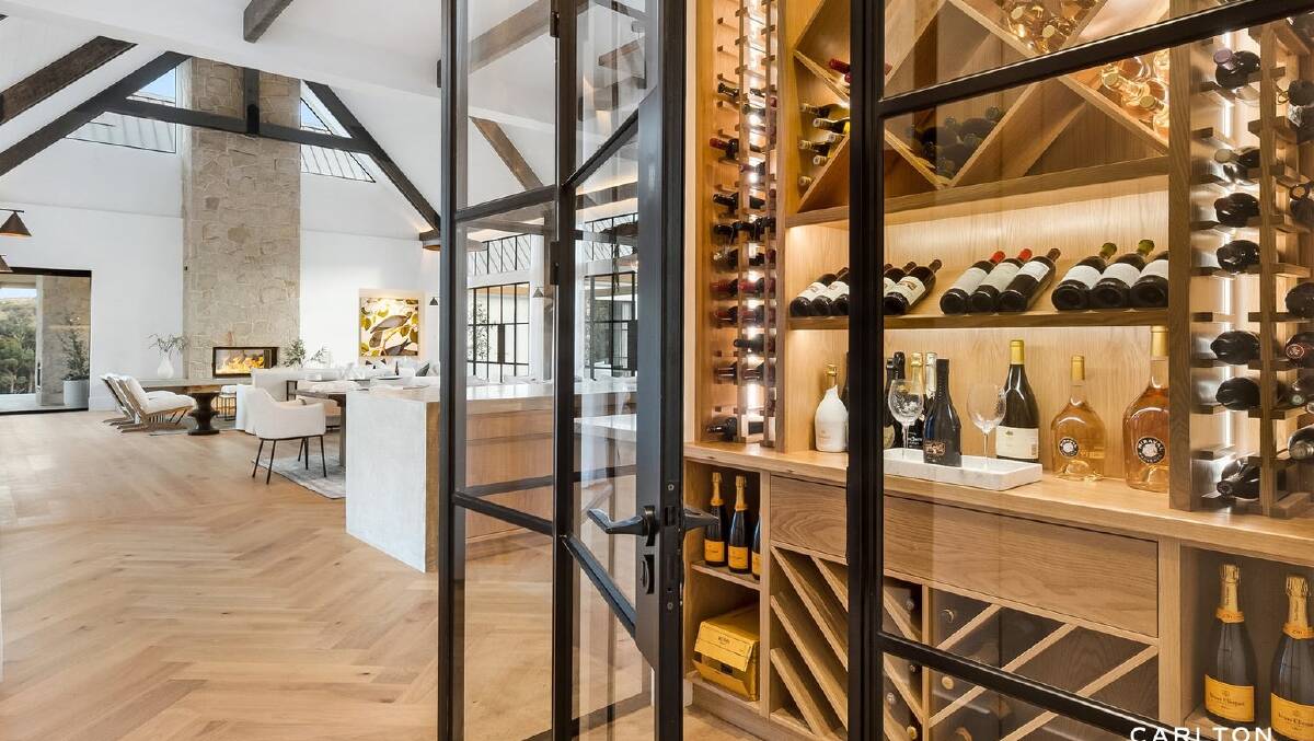 A 450-bottle wine room is also a highlight. Picture supplied