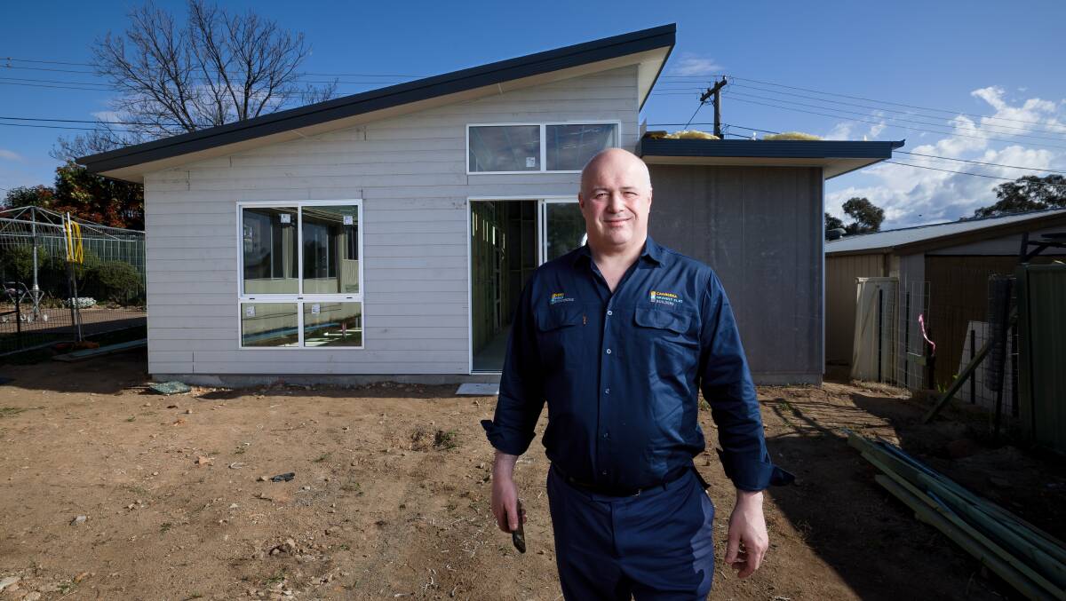Frank Walmsley, director and client services manager at Canberra Granny Flat Builders. Picture by Sitthixay Ditthavong