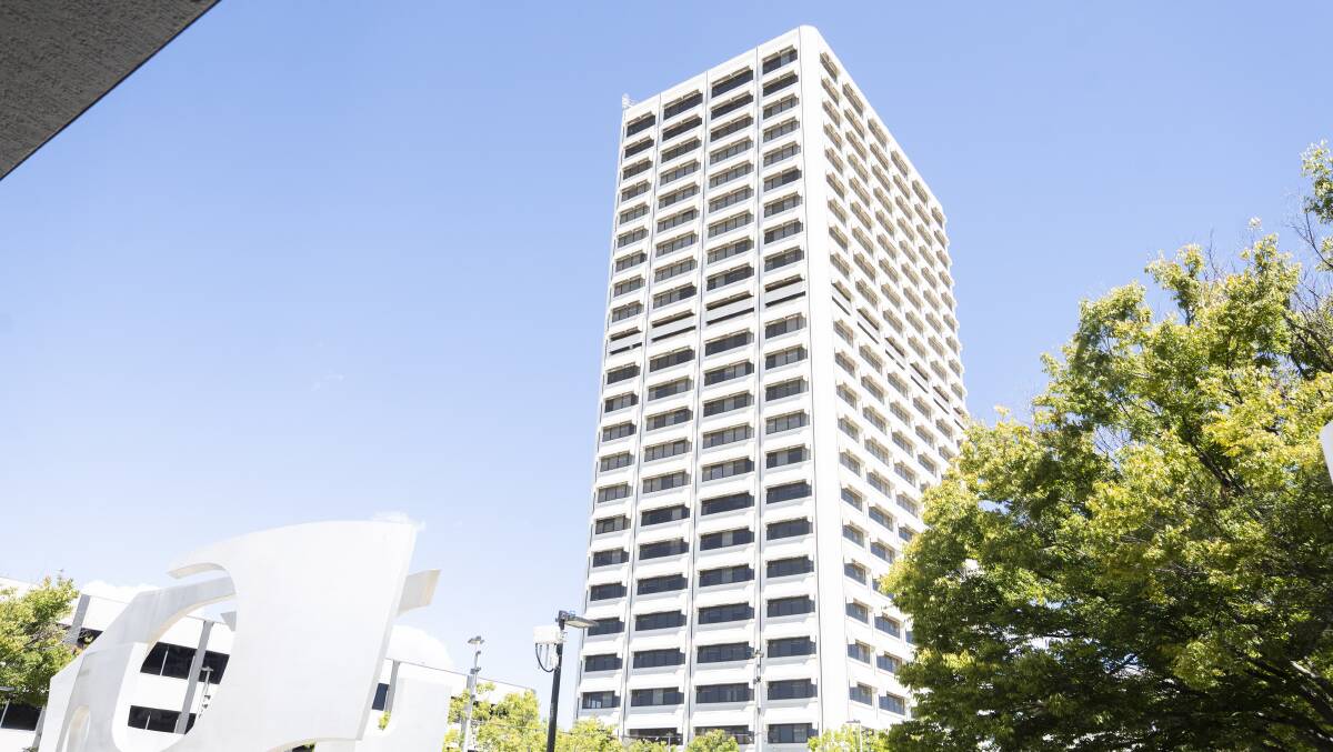 Lovett Tower's new owners have revealed plans to refurbish the 24-storey building. Picture: Dion Georgopoulos