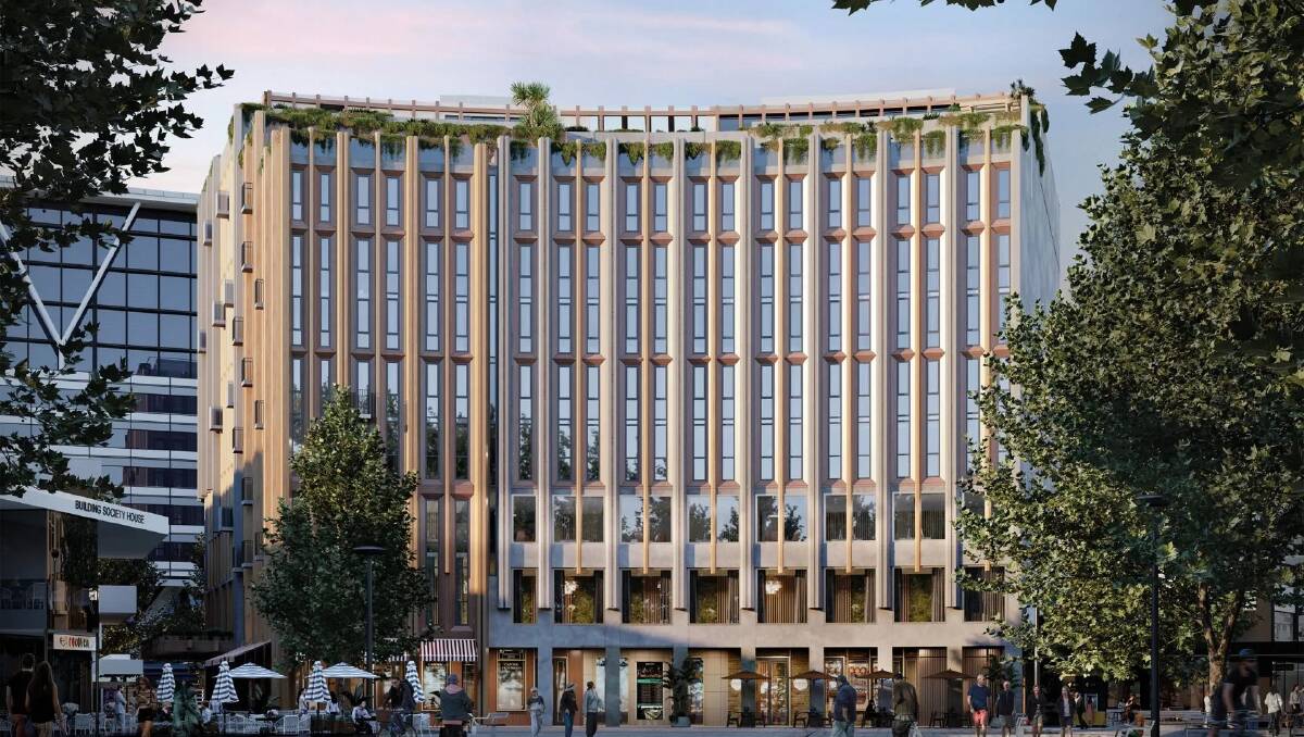An artist's impression of the Garema Place hotel, being developed by TP Dynamics. Picture supplied