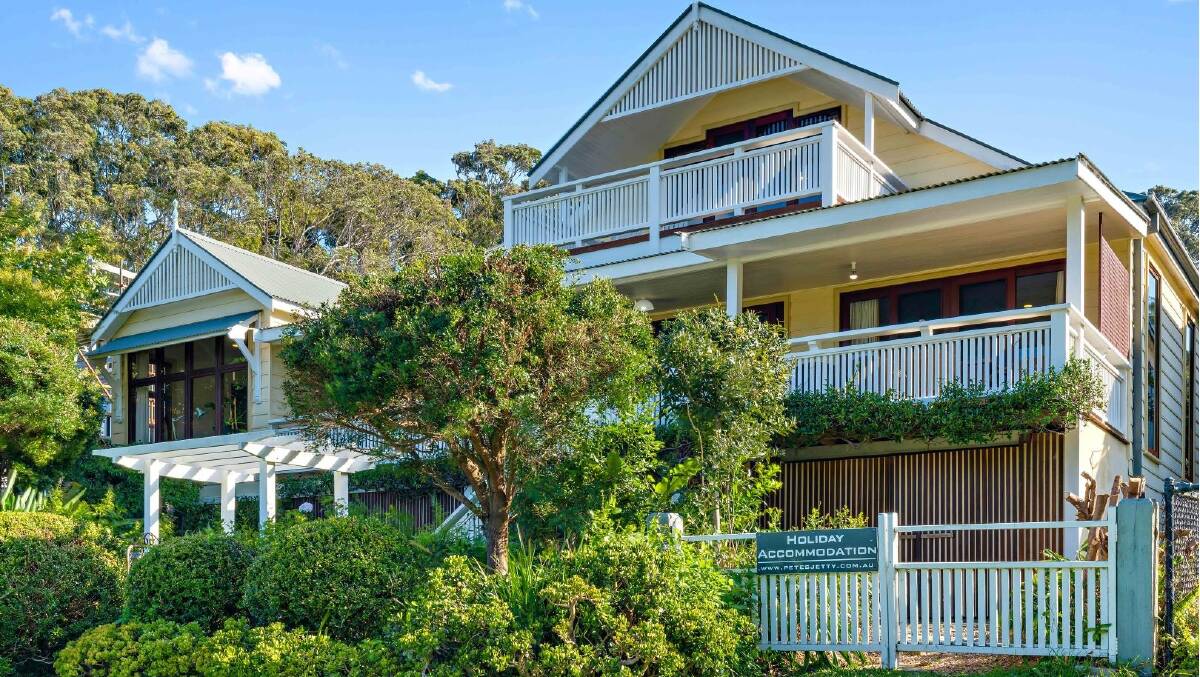 Pete's Jetty, a waterfront holiday home in Mossy Point, has sold for a record price. Picture supplied