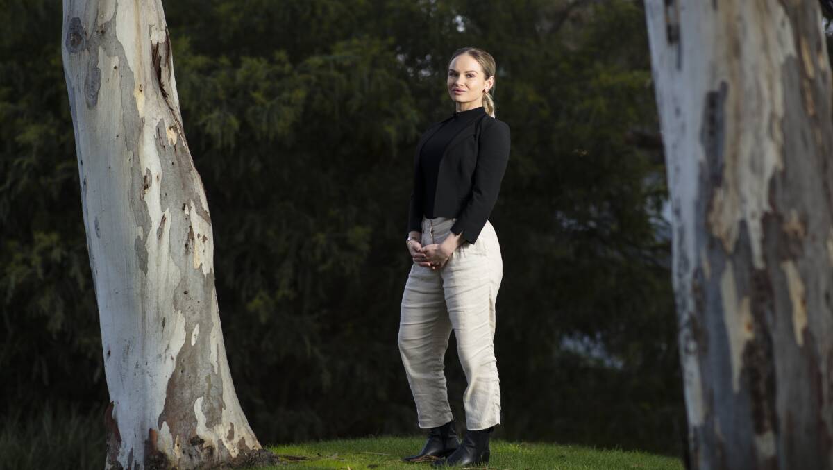 First home buyer Hayley Whatman said future interest rate rises aren't a significant concern, instead she looks at managing finances as a "hobby". Picture: Keegan Carroll