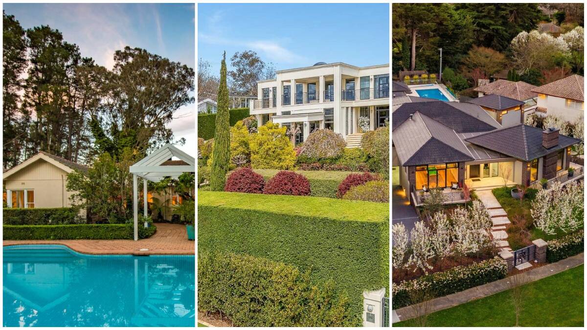 Top sales of the past three years include a $7.1 million sale in Red Hill, a $9 million sale (and ACT record) in Deakin and an $8.3 million sale in Forrest. Pictures supplied