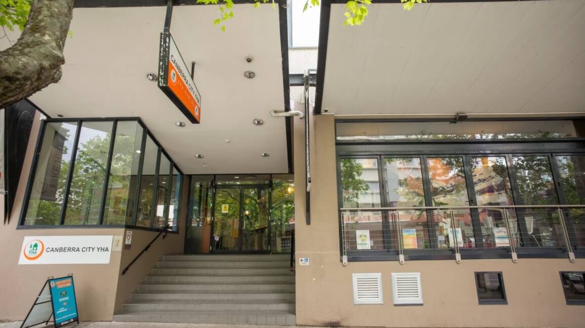 Canberra City YHA is up for sale with an estimated $10 million price tag. Picture: YHA Australia