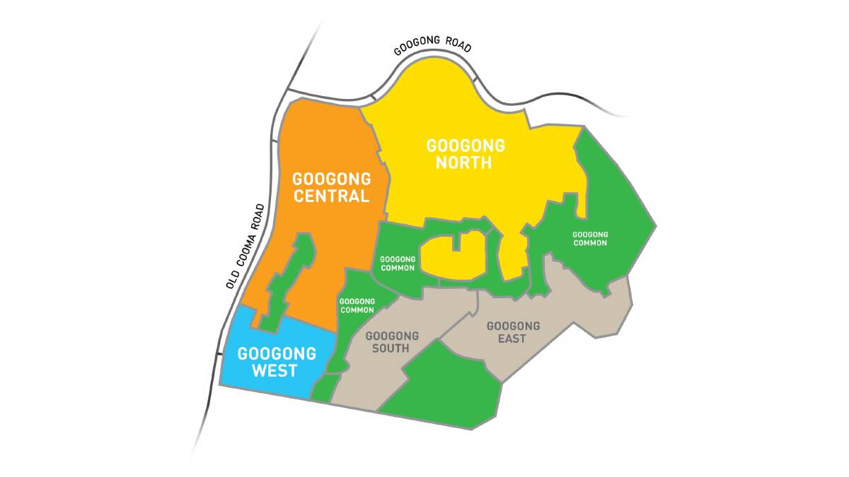 Googong West will be the next neighbourhood to be developed. Picture supplied