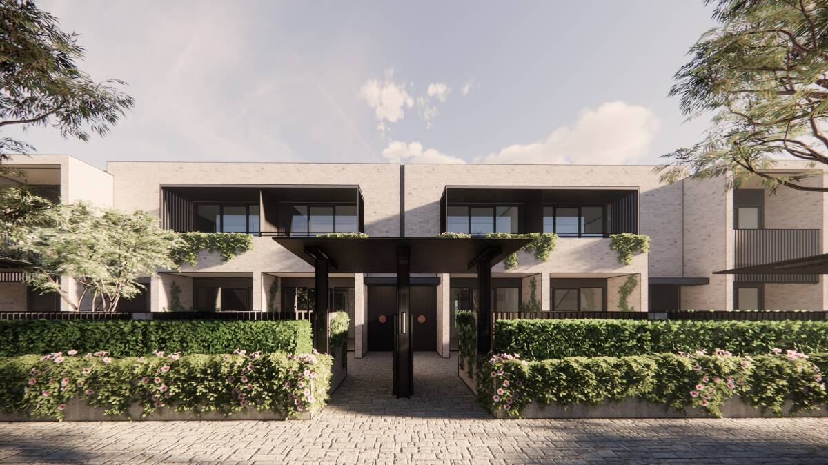 Artist's impression of the townhouses proposed as part of Doma's The Foothills development. Picture supplied