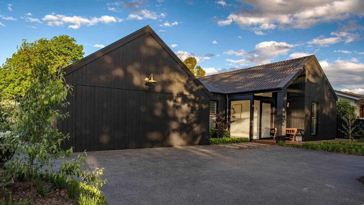 The design was inspired by ski lodges and country barns. Picture: Belle Property Canberra