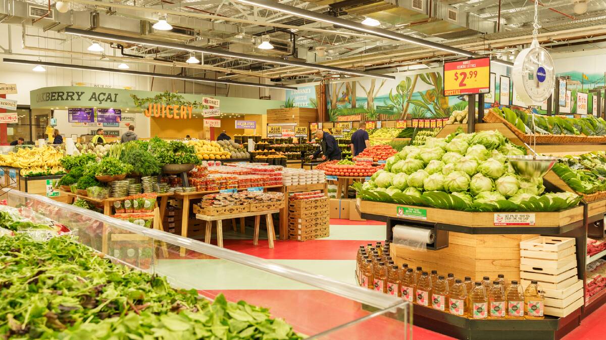 Inside the Harris Farm Markets store in Lane Cove, Sydney at its 2022 opening. Picture supplied