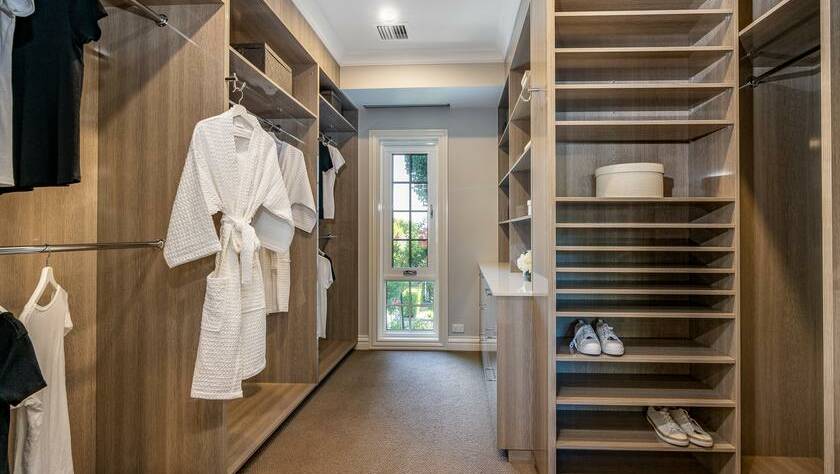 The main bedroom features a large dressing room. Picture supplied