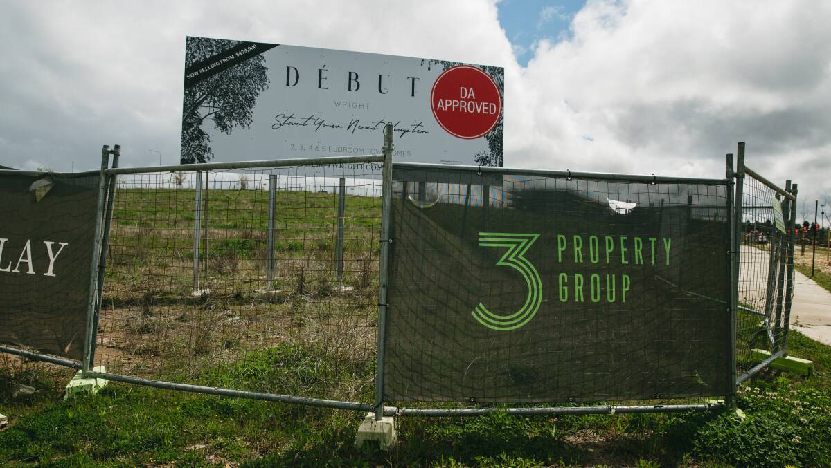 The Debut development site in Wright. Picture: Dion Georgopoulos 