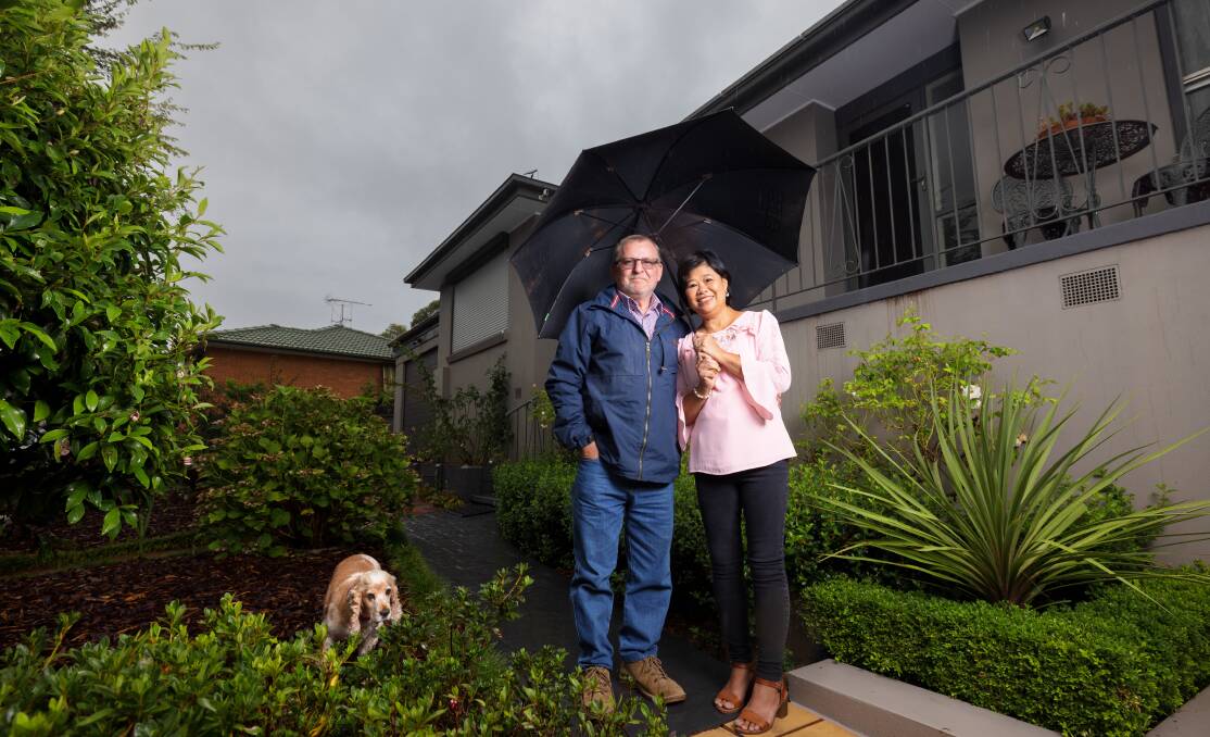 An upcoming interstate move led Alan and Dolly Freemantle to list their Latham home for sale. Picture: Sitthixay Ditthavong