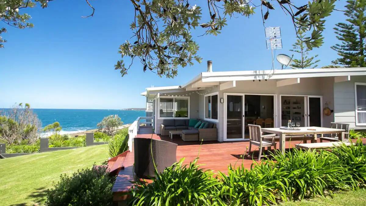 This Mollymook Beach holiday house is listed for $800 per night in January. Picture Airbnb