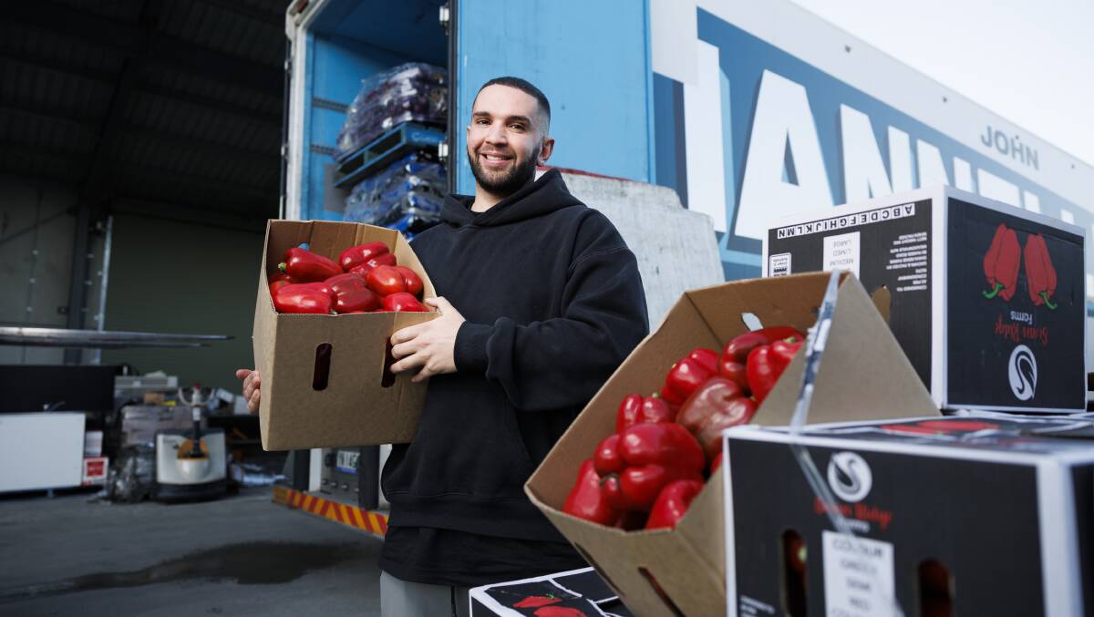 Alpha Fresh co-owner Frank Iannelli has seen an uptick in orders for fresh food boxes. Picture by Keegan Carroll