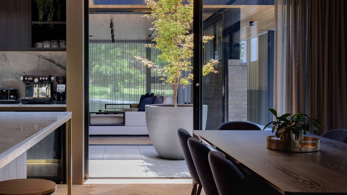 Inside the luxury home are a series of courtyards. Picture by The Guthrie Project