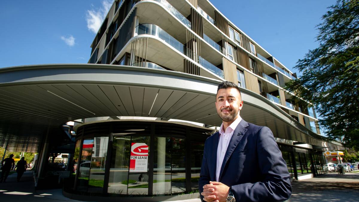 Verv Property director Jason Roses outside one of Canberra's first build-to-rent projects. Picture: Elesa Kurtz