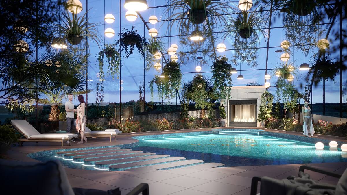 The complex will also include a rooftop pool. Picture: Supplied