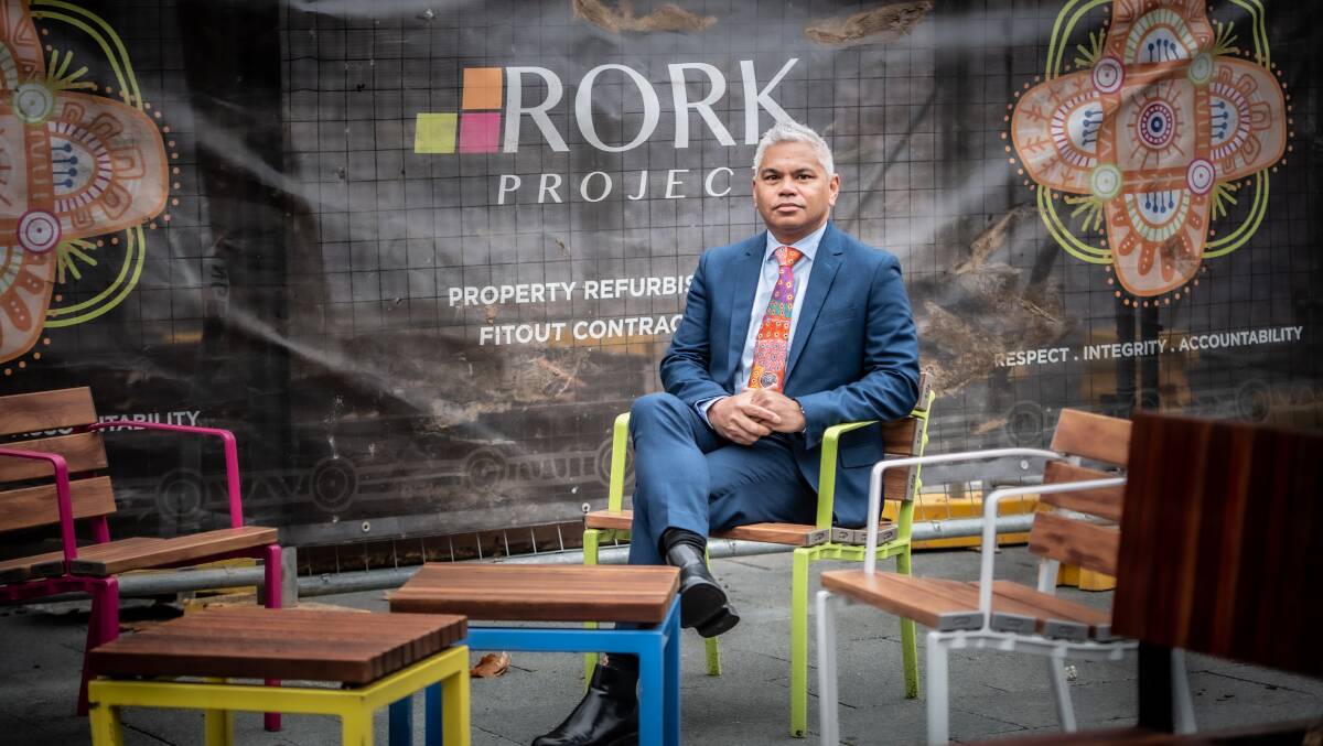John Janke, formerly a co-owner of Rork Projects, pictured in Canberra in 2021. Picture by Karleen Minney