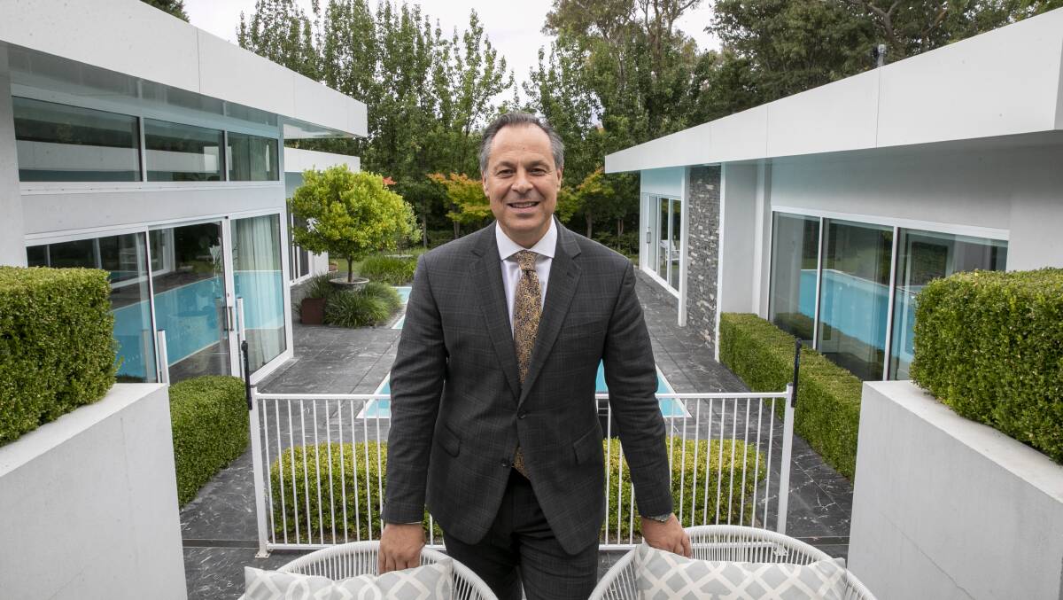 Mario Sanfrancesco of Blackshaw Manuka is one of Canberra's top real estate agents, with a record sale of $7.1 million. Picture: Keegan Carroll