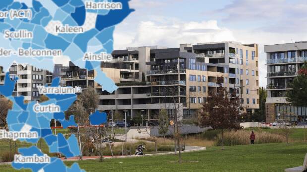 CoreLogic has analysed home values changes across Canberra suburbs. Picture by Keegan Carroll
