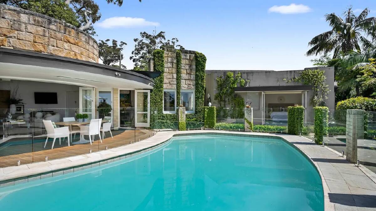 The historic home, Pangloss, now features modern interiors and an outdoor pool. Picture by Ray White Lower North Shore 