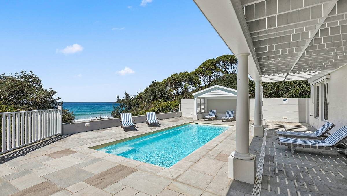 A stunning pool area overlooks the beach. Picture supplied