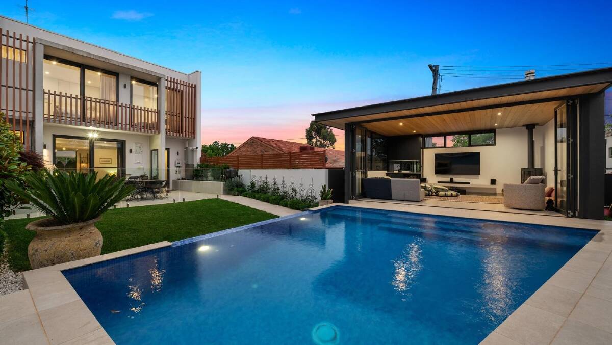 A three-bedroom townhouse on Empire Circuit sold for $2.9 million at auction. Picture: Supplied
