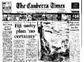 The front page of The Canberra Times on May 23, 1987.