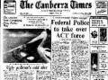 The front page of The Canberra Times on this day in 1978.