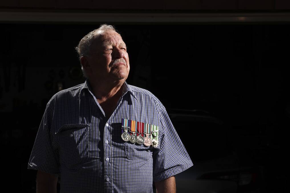 Life-changing: Vietnam Veteran Phil Jones has returned to the country he fought in many times over the last few years. Picture: Luke Hemer.