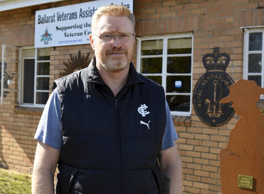 Challenging: Andrew Hamilton served nearly 28 years in the defence force and believes the it needs to be easier for veterans to access support. Photo: Lachlan Bence.
