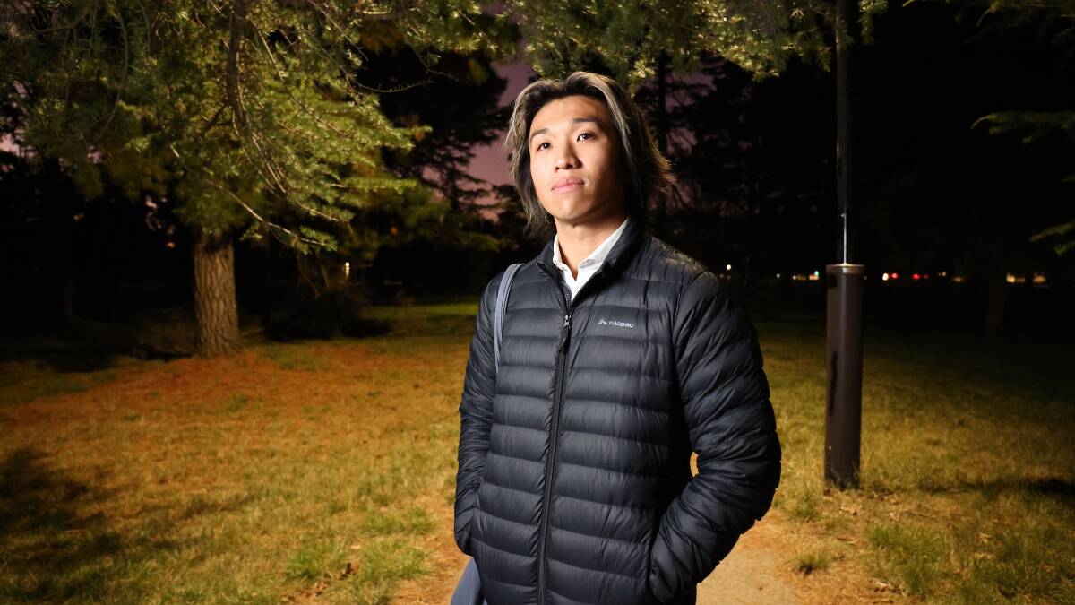Kobie Chen has found it extremely cold. Picture: James Croucher
