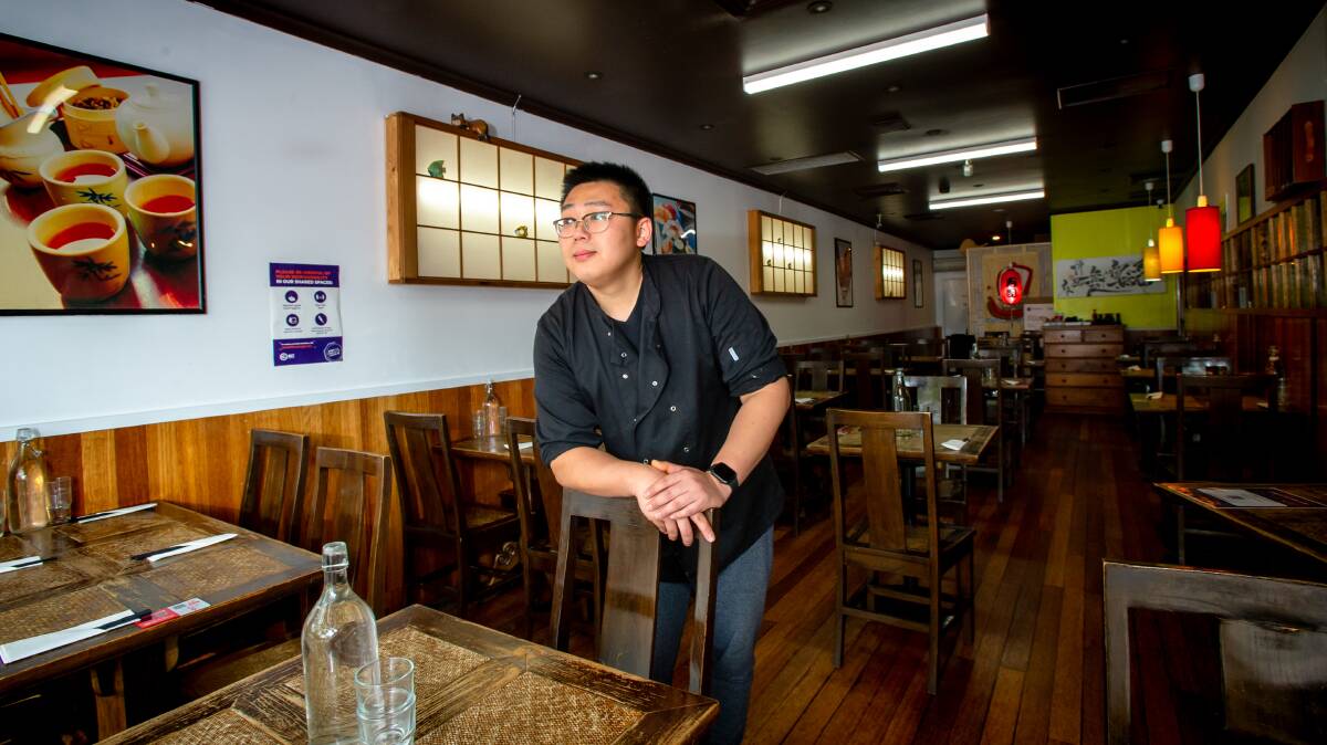 Kagawa Japanese Cuisine manager Jason Zhou. Picture: Elesa Kurtz
