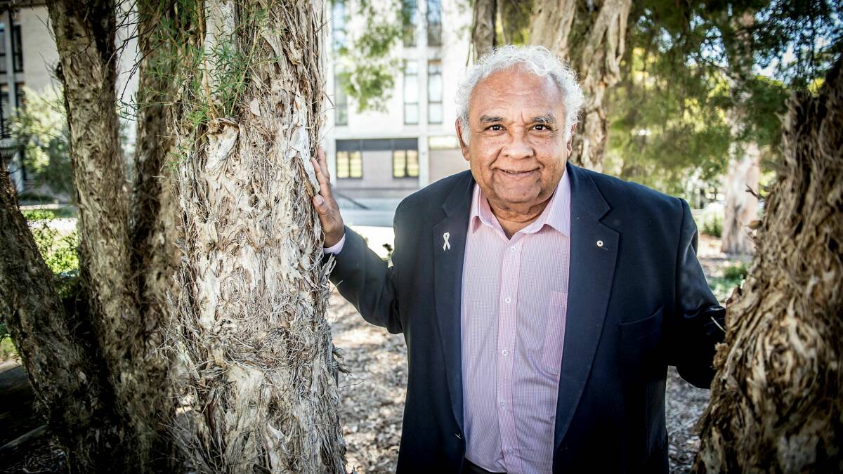 Co-author of the Indigenous Voice Co-design process report Tom Calma. Photo by Karleen Minney.