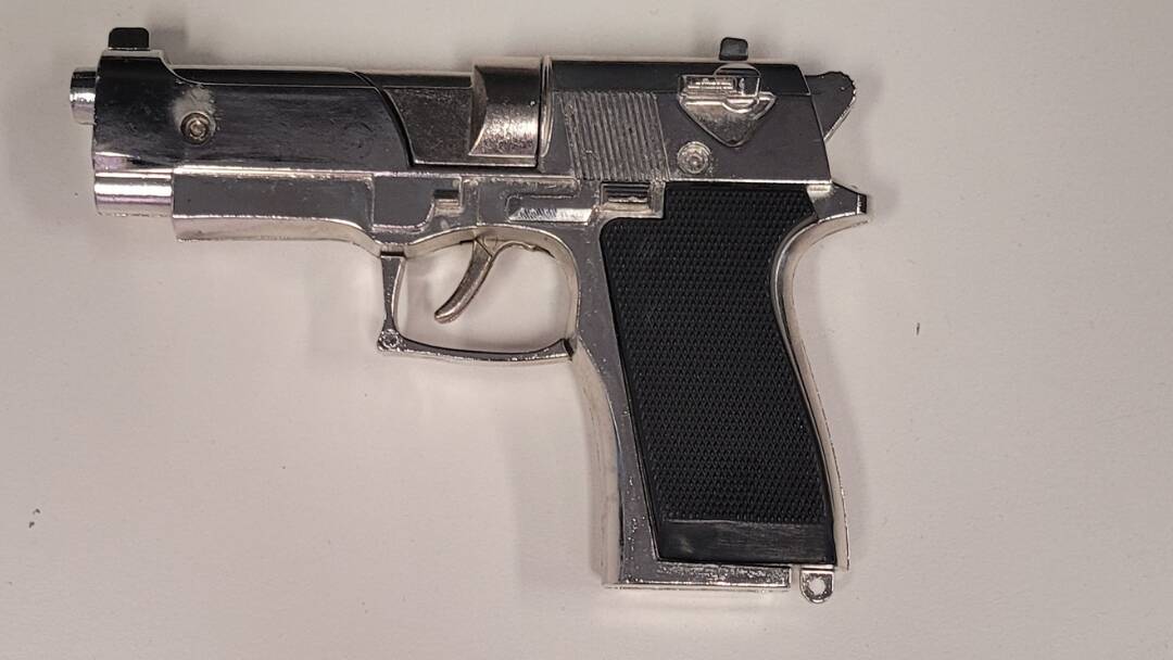 The imitation handgun allegedly carried by the 15-year-old boy. Picture by ACT Policing