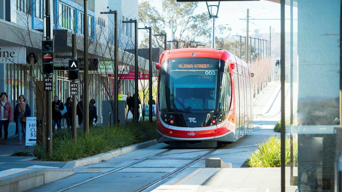 The ACT government is installing additional traffic motoring as construction for the Woden light rail is due to begin. Picture by Elesa Kurtz