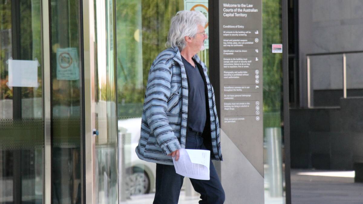 Max Davidson leaves court on Monday after being granted bail. Picture supplied