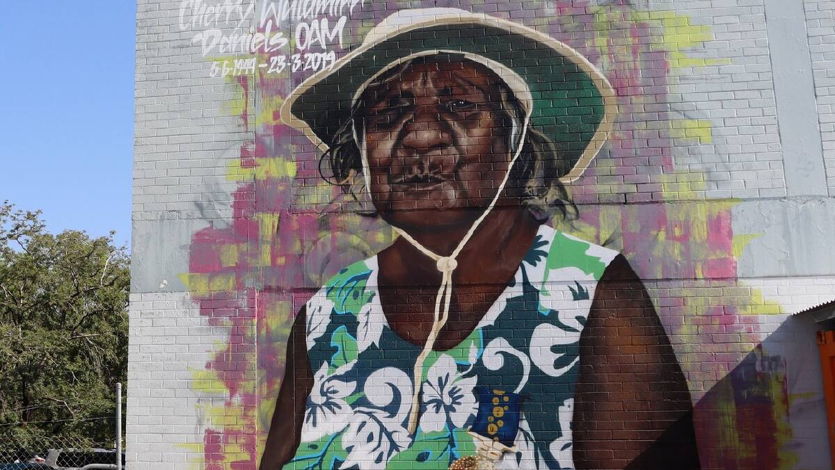 The 'Big Rivers Portrait Series' by Jesse Bell with Proper Creative is a finalist in both the Best Street Art Trail and Best Street Art Tour categories. Picture: Facebook/Australian Street Art Awards.
