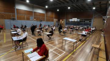 File image of an exam hall. Picture: Robert Peet