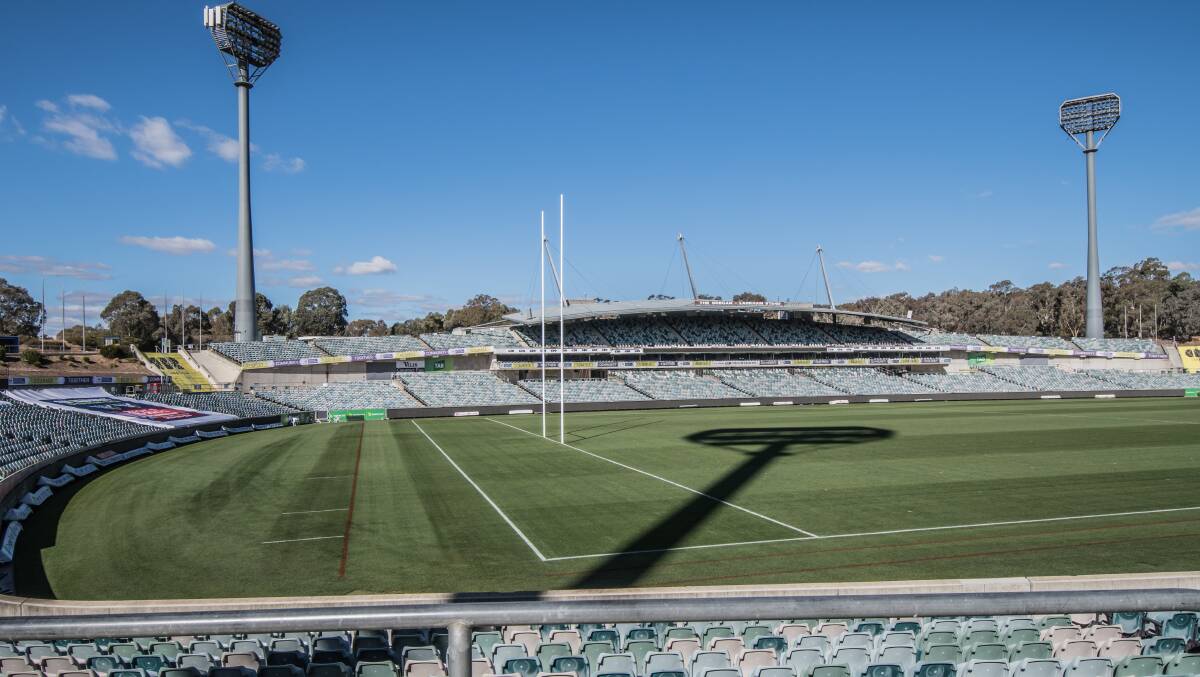 Canberra Stadium at Bruce. Photo by Karleen Minney.