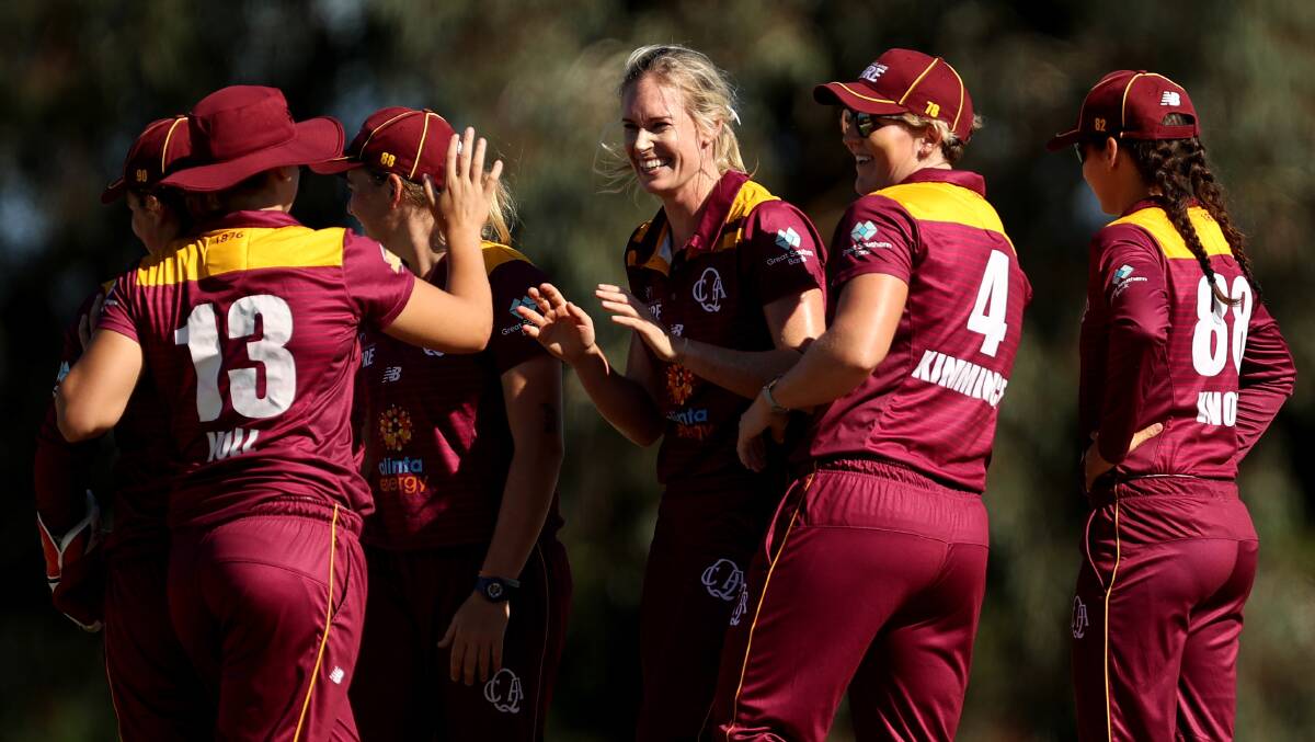 Holly Ferling in action for Queensland. Picture: Getty Image