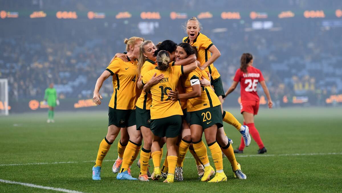 The Matildas learned the draw for the 2023 FIFA Women's World Cup. Picture Getty Images.