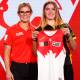 Canberra product Cynthia Hamilton (right), pictured with Alana Woodward, was the 11th overall draft pick by the Swans. Picture: Getty Images