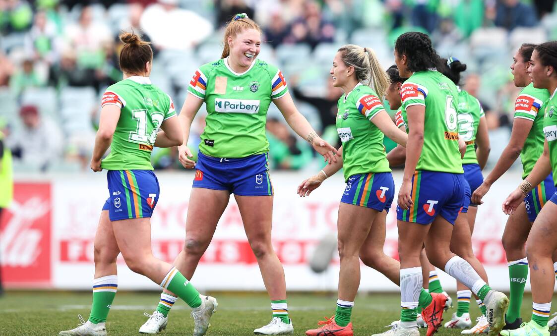 Grace Kemp had a positive debut NRLW season with the Raiders. Picture by Sitthixay Ditthavong