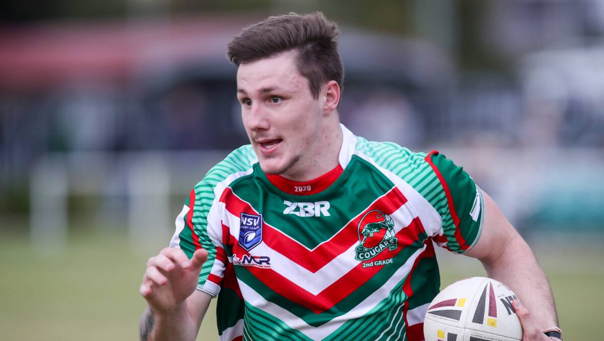 James Schiller playing club footy for Corrimal in 2020. Picture: Adam McLean