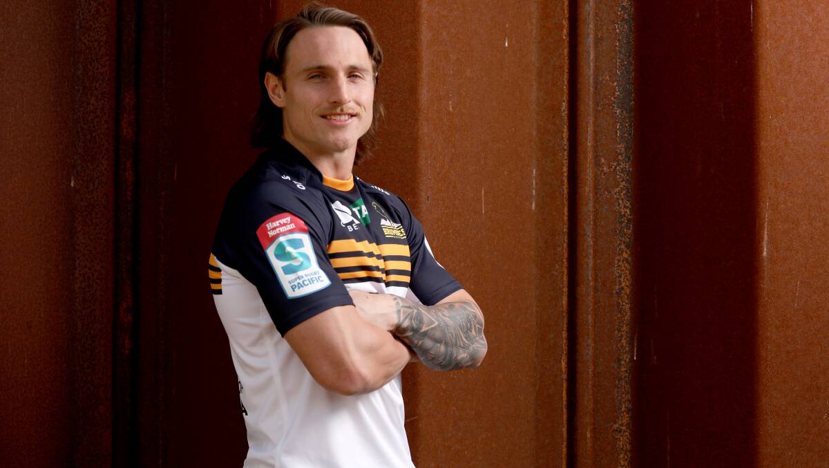 Corey Toole at Brumbies HQ. Picture: James Croucher