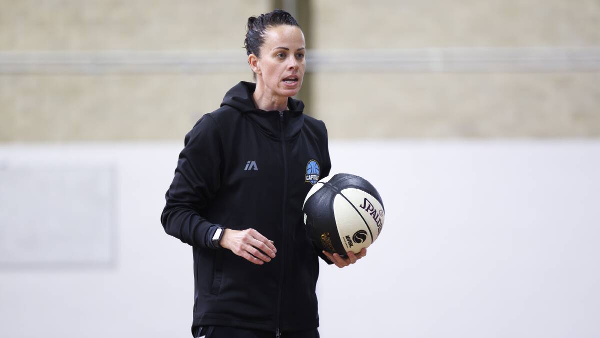 Kristen Veal is in her second year as Canberra Capitals head coach. Picture by Keegan Carroll