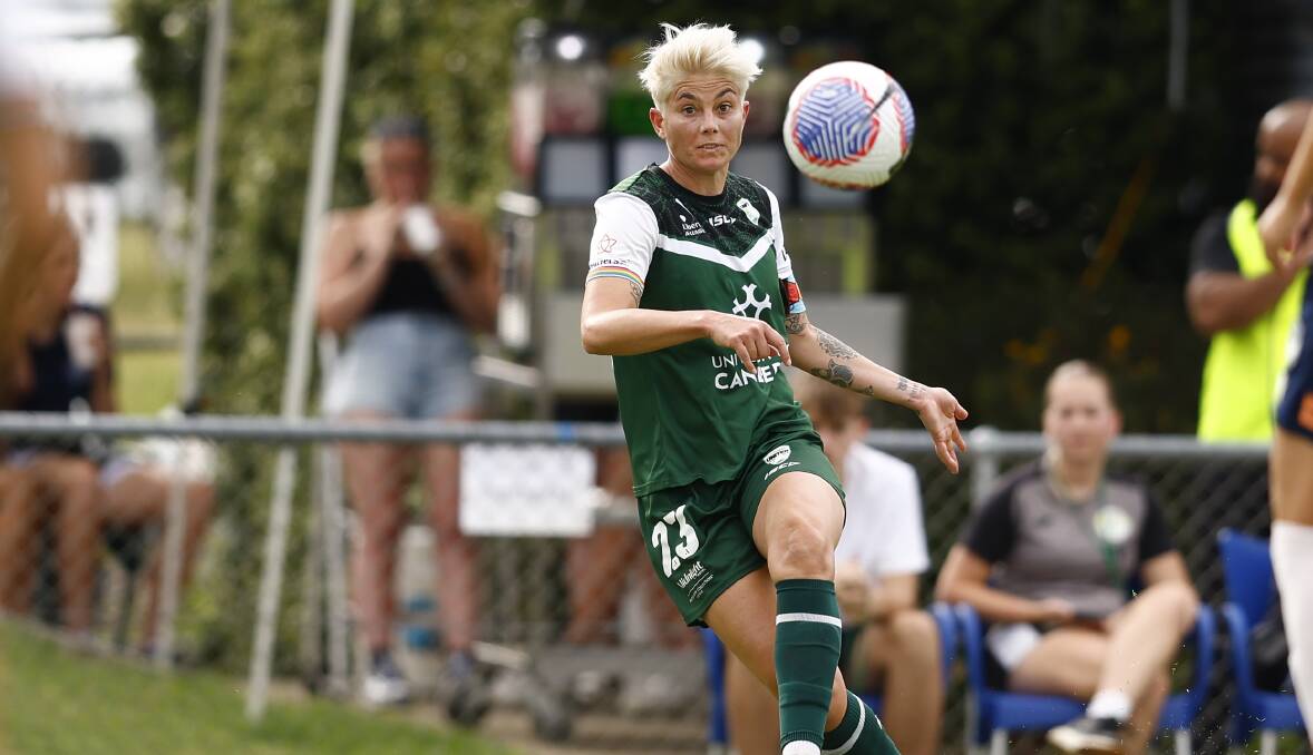Michelle Heyman is having a stellar year for Canberra United. Picture by Keegan Carroll