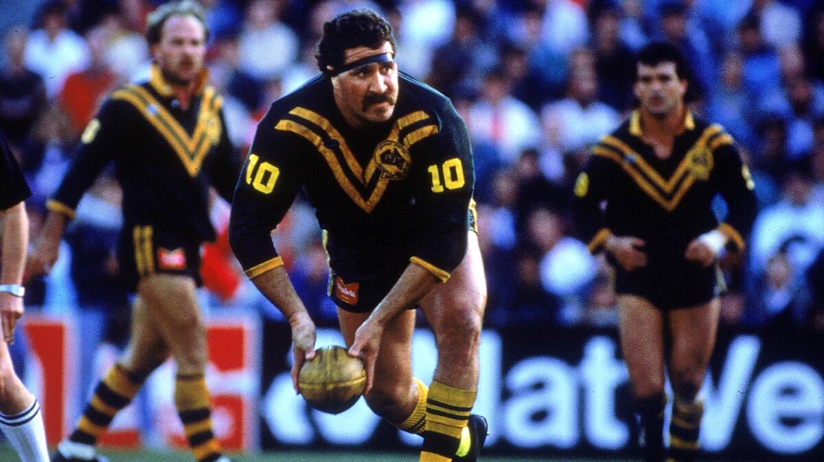Sam Backo playing for Australia. Picture Getty Images