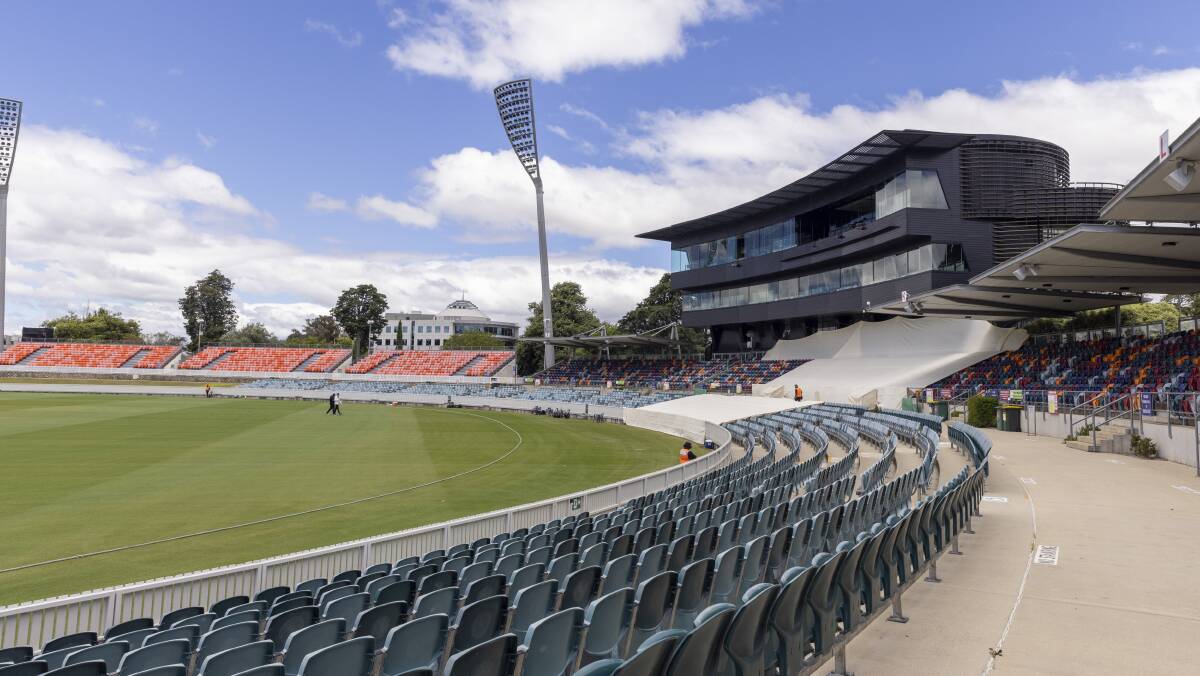 Manuka Oval in Canberra. Picture by Keegan Carroll